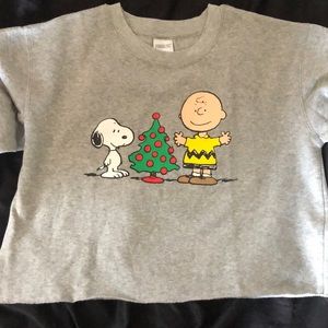 Peanuts Christmas Crop Sweater